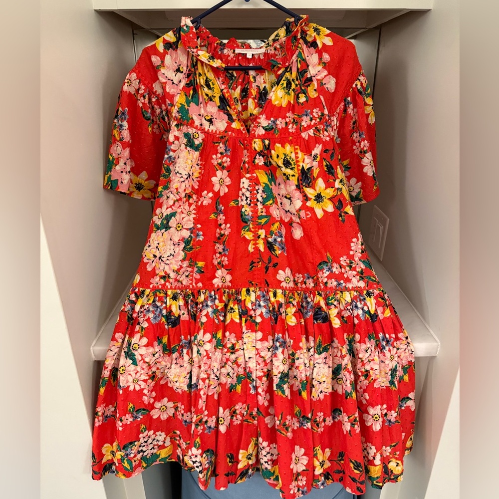 Olivaceous Floral Dress